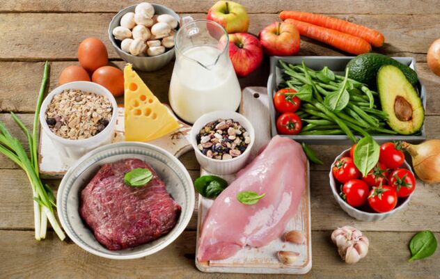 Una dieta equilibrada para la artrosis de la articulación de la rodilla es la base del tratamiento de la enfermedad.